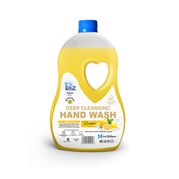 Bliz Handwash Liquid Lemon - 5 Liters