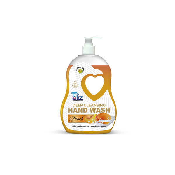 Bliz Handwash Liquid Peach - Anti Becterial - Mosturizer - 500 ML