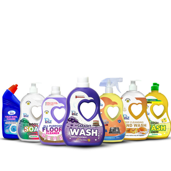 Bliz Home Hygiene Essentials Pack – 7 Must-Have Products (500ML)