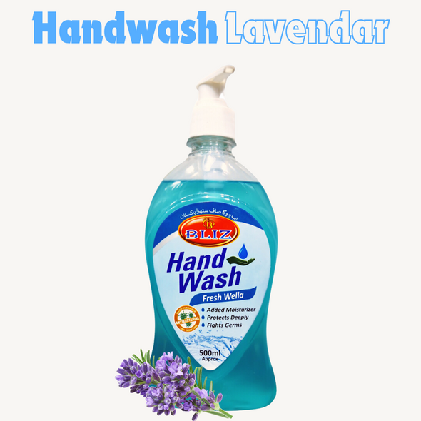 Bliz Handwash Liquid Lavendar 450 ML