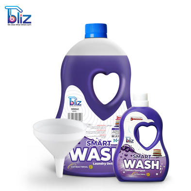 Bliz Smart Wash 3-in-1 Laundry Detergent - 5Liters - Cleaner, Color Enhancer, Fabric Softener